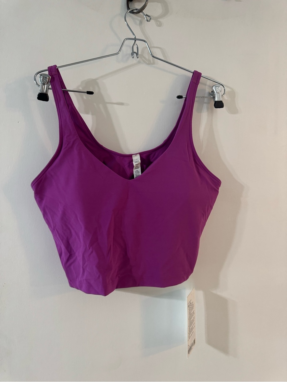 lululemon athletica V-Neck Seamless Crop Tank - Purple
